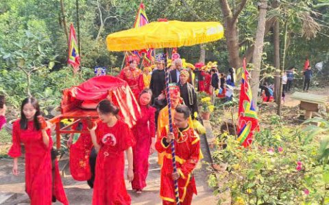 LỄ HỘI ĐỀN BÀ TRIỆU THÔN ĐÔNG YÊN XÃ TRUNG THÀNH NĂM 2025