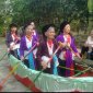Cụ bà Lê Thị Namlàng Côn Sơn xã Trung Thành đang đề nghị xét tặng danh hiệu “Nghệ nhân ưu tú” trong lĩnh vực di sản văn hóa phi  vật thể - Lễ hội Đền Mưng